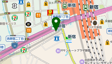 新宿南口献血ルームの地図画像