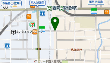 地中海酒場 アニマドの地図画像