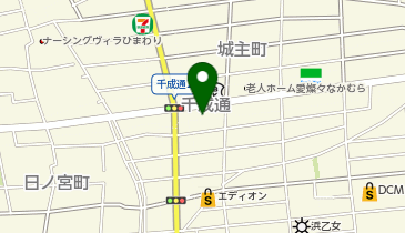 食堂 伽羅の地図画像