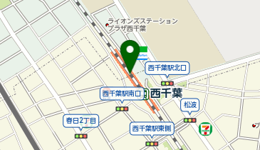 PeRie西千葉(ペリエ西千葉)の地図画像