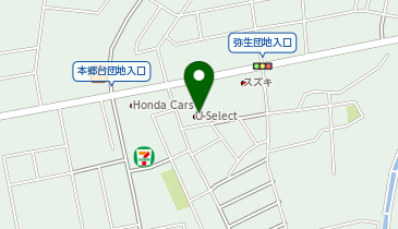 Honda Cars 茨城 U-Selectひたちなか(ホンダ カーズ イバラキ ユーセレクトヒタチナカ)の地図画像