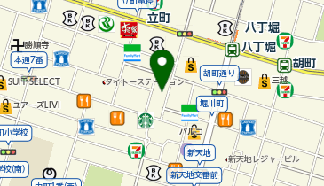 タグ・ホイヤー 広島の地図画像