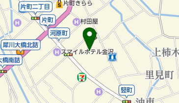 三美創ビューティスタジオ 金沢店の地図画像
