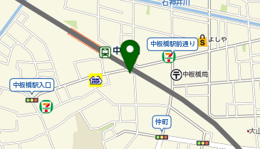 持ち帰り料理処福のから 中板橋店の地図画像