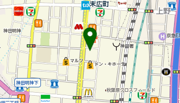 【2/5オープン】カラオケの鉄人 コラボミックス秋葉原電気街店の地図画像