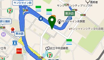 【7/1オープン】Sansanピックルボールコート池袋の地図画像