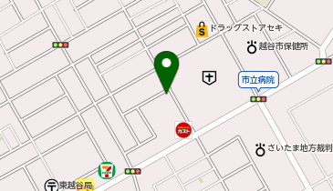 薬樹薬局 越谷2号店の地図画像