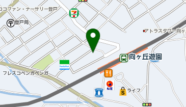 薬樹薬局 向ケ丘遊園店の地図画像