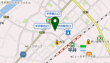 薬樹薬局 平井店の地図画像