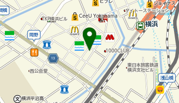 炭火焼鳥 トニー 横浜西口店の地図画像
