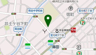 くらしの友 蒔田総合斎場の地図画像