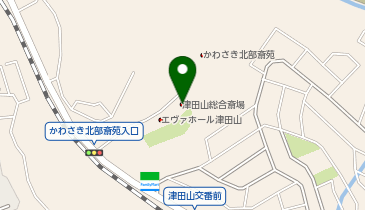 くらしの友 津田山総合斎場の地図画像