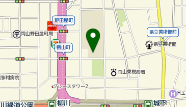 【3/1オープン】岡山市立岡山中央公民館の地図画像