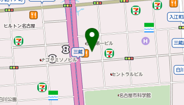 しらかわホールの地図画像