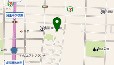 檜垣整骨院の地図画像