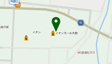 未来屋書店 大垣の地図画像