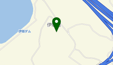 伊坂浄水場の地図画像