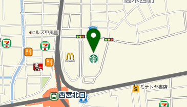 阪急西宮北口駅前テストセンターの地図画像