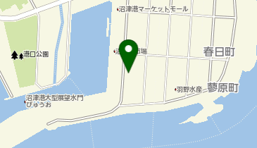 沼津魚健海ごはん食堂の地図画像