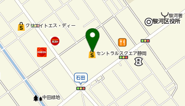 【3/4オープン】サックスバー イオンセントラルスクエア静岡店の地図画像