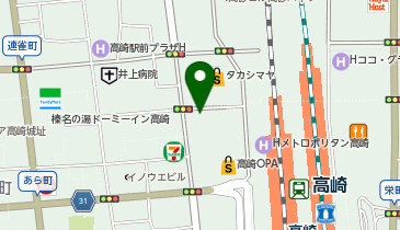 【2/12オープン】FASTNAIL(ファストネイル) 高崎駅前店の地図画像