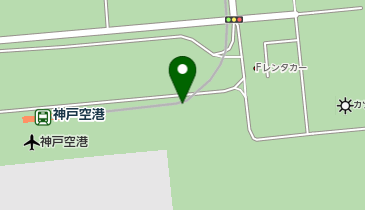 神戸空港第1ターミナルビル 観光バス乗降場の地図画像