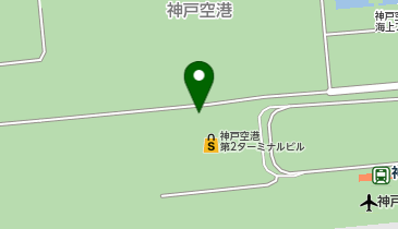 神戸空港第2ターミナルビル 観光バス乗降場の地図画像