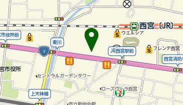 西宮地方卸売市場 おろいちの地図画像