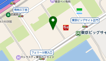 東京ビッグサイト TFTホール500の地図画像