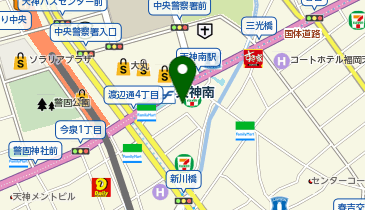 【2/19オープン】マンボープラス 福岡天神店の地図画像