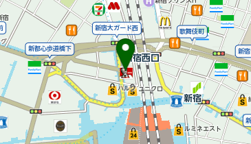 洋麺屋五右衛門 新宿小田急エース店の地図画像