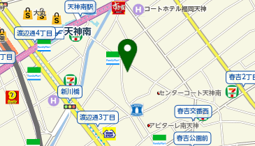 博多黒おでん もつ焼もつ鍋 うらめしやの地図画像