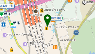 BANANA REPUBLIC(バナナ リパブリック) 新宿高島屋店の地図画像