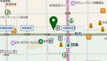 ACE Bags & Luggage(エース バッグス アンド ラゲージ) 四条烏丸店の地図画像