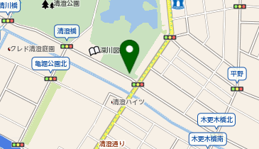 清澄庭園児童公園の地図画像