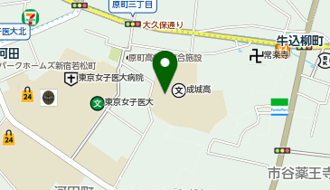 成城中学校の地図画像