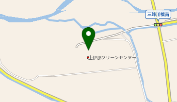 上伊那クリーンセンターの地図画像
