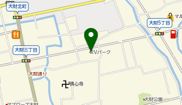 RVパーク石の蔵の地図画像