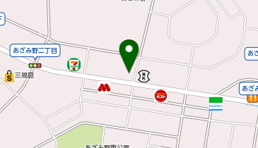 ありがとうホールあざみ野の地図画像