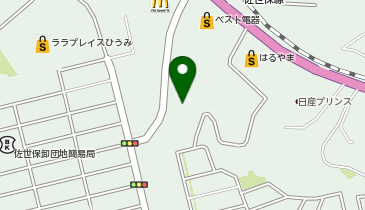 明治ミルクボーイ 佐世保店の地図画像