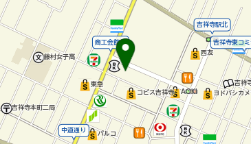 サデック トーキョー 吉祥寺の地図画像