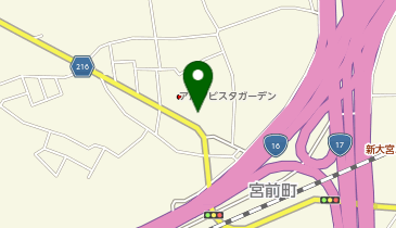 アルタビスタガーデンの地図画像