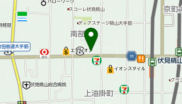 うなぎ乃助 伏見桃山店の地図画像