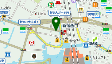 デニーズ 新宿西口店の地図画像