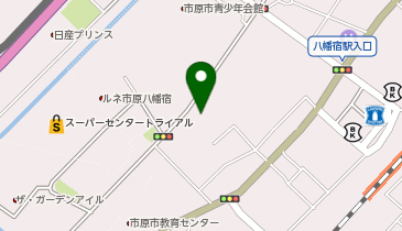 【3/2オープン】市原市八幡総合市民センター やわたパレットの地図画像