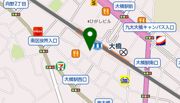【3/3オープン】八州 大橋駅西口店の地図画像