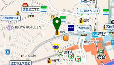 PUNYUS(プニュズ) 渋谷109店の地図画像