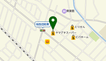 ジョイフーズ 坂西店の地図画像