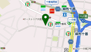 コジマ GRAND麻布十番店の地図画像