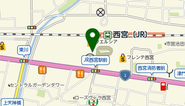 バーガーキング JR西宮駅前店の地図画像